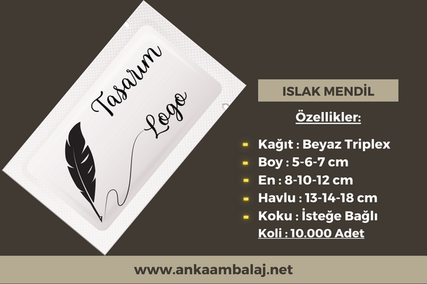 Özel Baskılı Islak Mendil (FİYAT SORUNUZ)