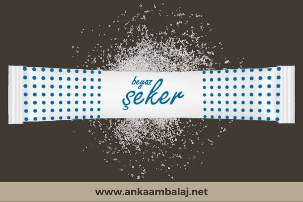 Standart Baskılı Stick Beyaz Toz Şeker 3 gr (2.500 Adet) - (FİYAT SORUNUZ)